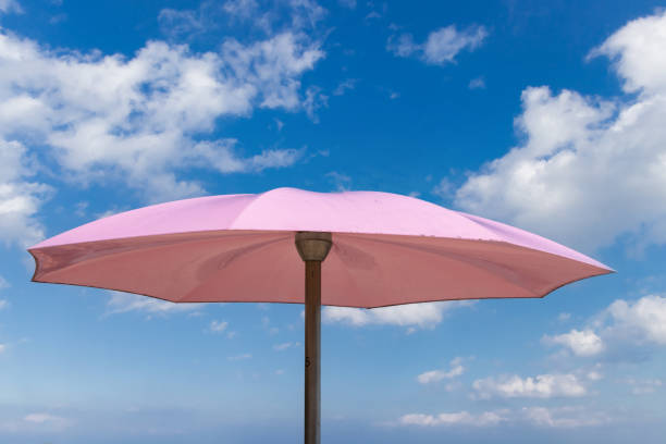 A beach umbrella