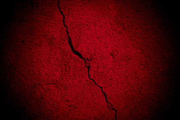 istock Old wall texture cement black red  background abstract dark color design are light with white gradient background. 2158883405