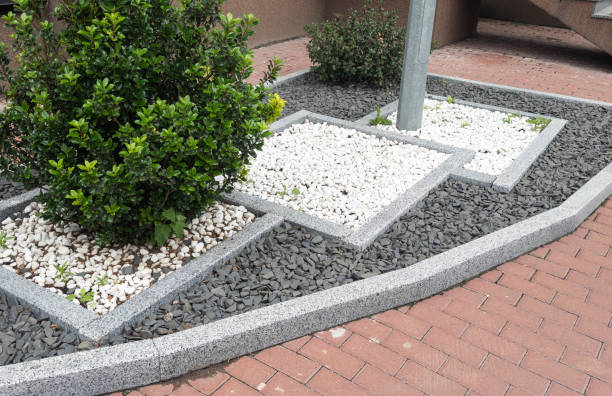 istock rock floor with walkpath at the garden 2158883741