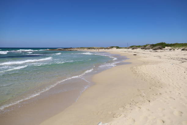 istock White sand beach in Ostuni, Salento coast 2158887129