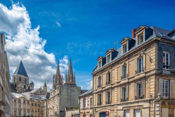 istock Historic Architecture In Caen, Normandy On A Sunny Day 2158894101