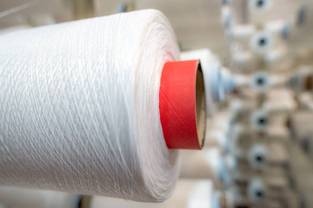 istock Textile yarn manufacturing, synthetic yarn 2158899514