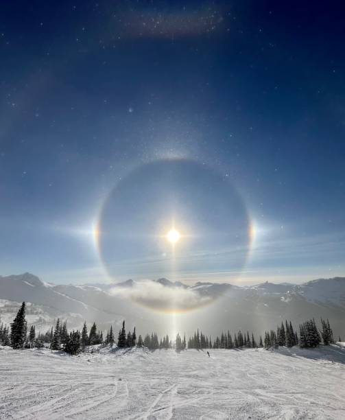 istock Astonishing Beautiful Sun Halo 2158902146