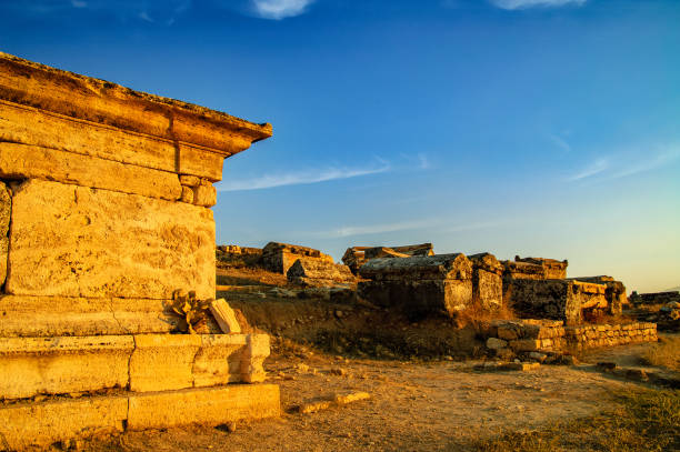View of Pompeii architecture in Italy. There are no people in the photograph