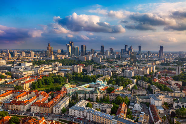 istock View of modern Warsaw 2158912233