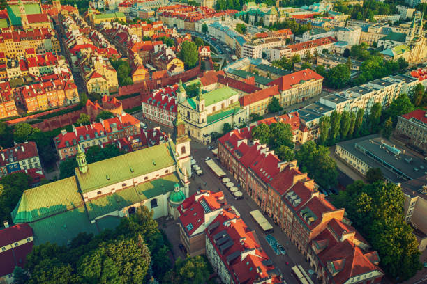 istock Old city in Warsaw 2158912454