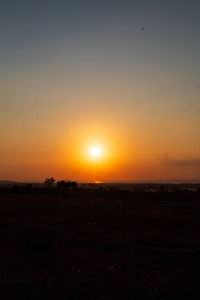 istock Golden Sunrise Over the Horizon 2158915599