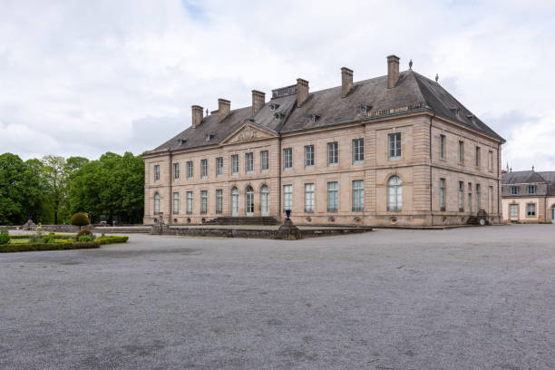 Le Grand-Saconnex, Switzerland - September 10, 2025: The Parc du Chateau-Pictet is home to a small yet impressive landmark.