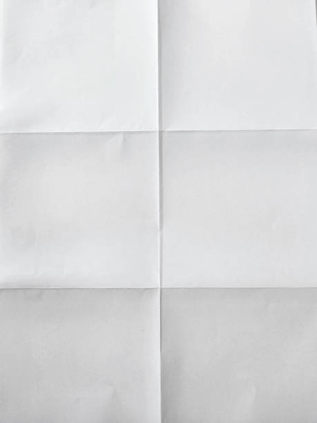 istock white textured sheet of paper folded in six 2158923018