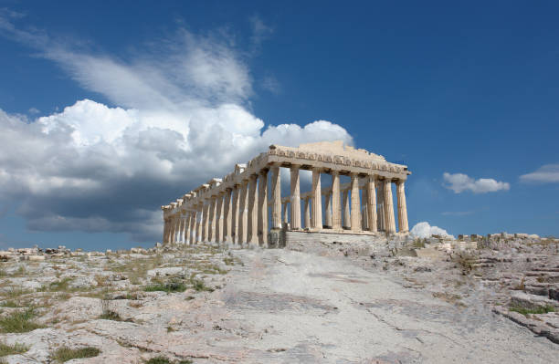 The Parthenon is an ancient Greek temple in Athens, built in the 5th century BC. Located on the Acropolis Hill, it is dedicated to Athena, the patron goddess of Athens. It is a masterpiece of Doric architecture and features a magnificent structure made of white marble. Its architects were Iktinos and Kallikrates, and its sculptor was Phidias. Its important place in the history of art and architecture means it symbolizes the glory of Greek civilization.