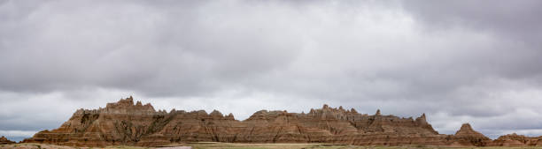 istock Badlands Superwide Panorama overcast 2158929095
