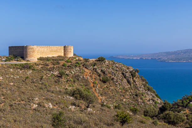 Europe, Greece, Crete, Aptera. Turkish fortress.