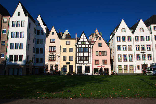 Cologne, Germany - 11 Sep 2015: The vintage house, Cologne, Germany