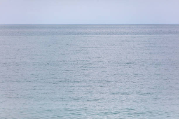 Sea water horizon during the day.