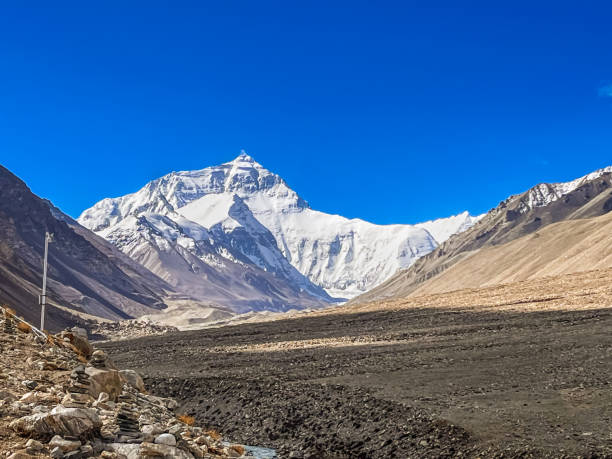 istock Mt Everest from Tibet Basecamp 2158946594