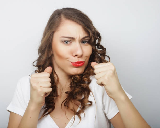 istock Beautiful young surprised woman. 2158947635