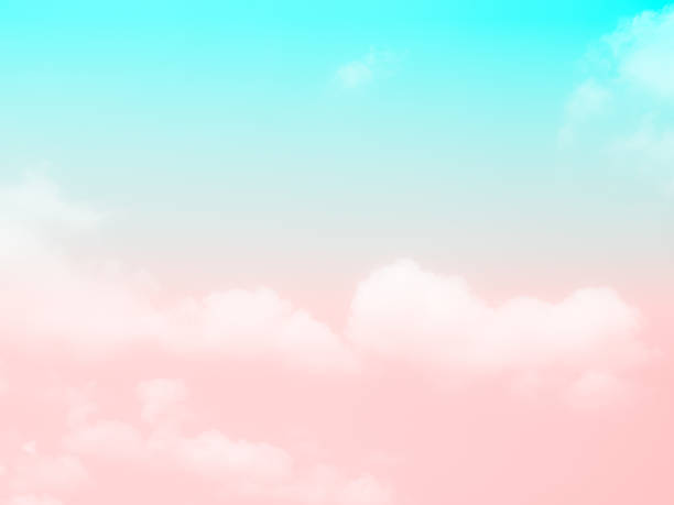 istock Sky Pastel Pink Blue Gradient Background Cloud Landscape Wallpaper Dramatic Dusk Scenic View Peaceful Abstract Nature Atmosphere Twilight Heaven Morning Backdrop Bright Fantasy Skyline Space Holidays. 2158949672