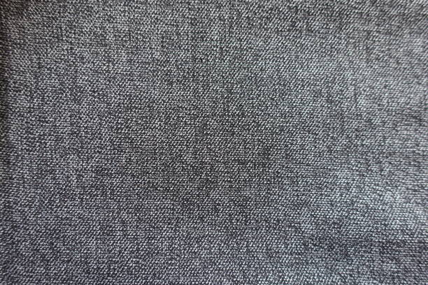 istock View of heather grey viscose and polyester fabric from above 2158950463