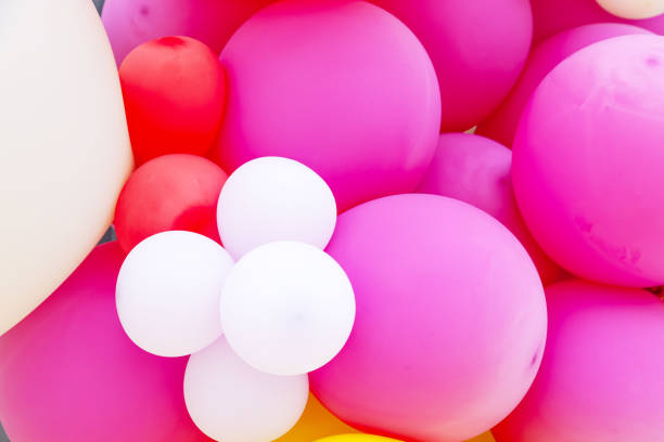 istock Background from colorful colored inflatable balls. 2158951266