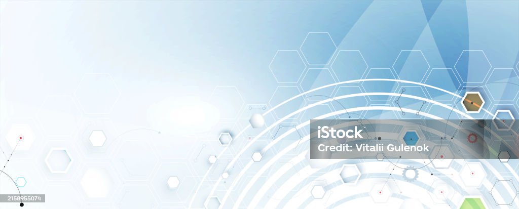Abstract Computer Technology Background Network Visual Connection ...