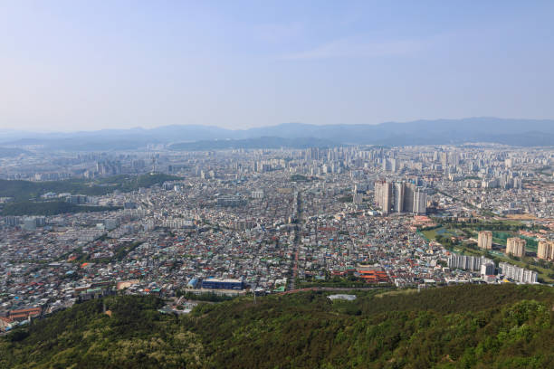 istock View of Daegu from Apsan mountain, South Korea 2158958793