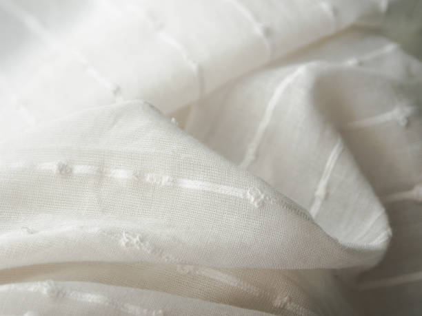 istock white light delicate fabric with small decoration, light delicate fabric 2158960967