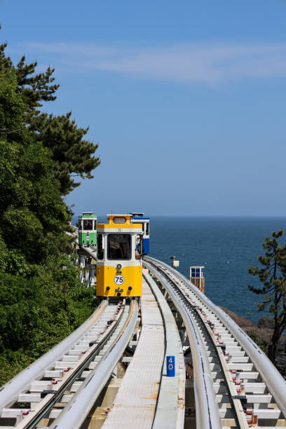 istock Mipo Blue Line Park in Busan, South Korea 2158964481