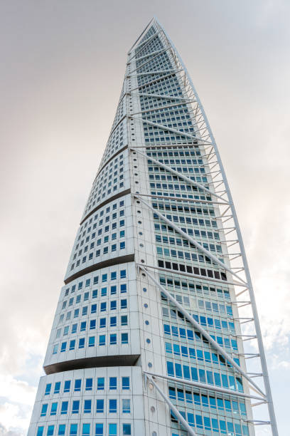 Turning Torso skyscraper in Malmo In Sweden.