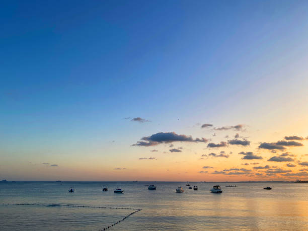 Beautiful sunset at the sea