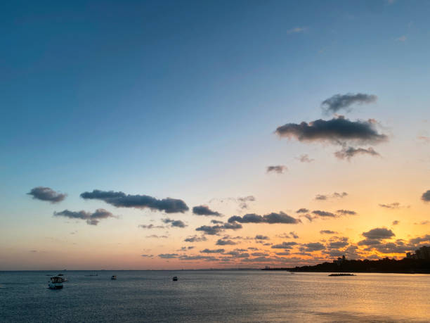 istock Beautiful sunset at the sea 2158977860