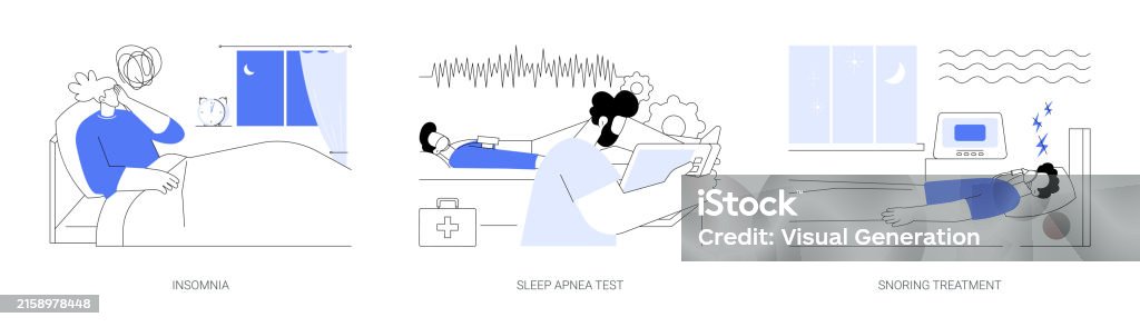 Sleep Abstract Sleep Medicine Abstract Concept Vector Illustrations Stock Illustration ...