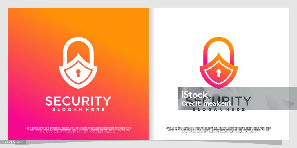 Not Security Vector Picture Security With Modern Style Premium Vector Part 1 Stock Illustration ...