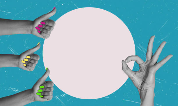 istock Thumb signal. All done perfectly. 2158980910