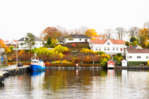 istock Seaside view of the Brevik city. 2158983096