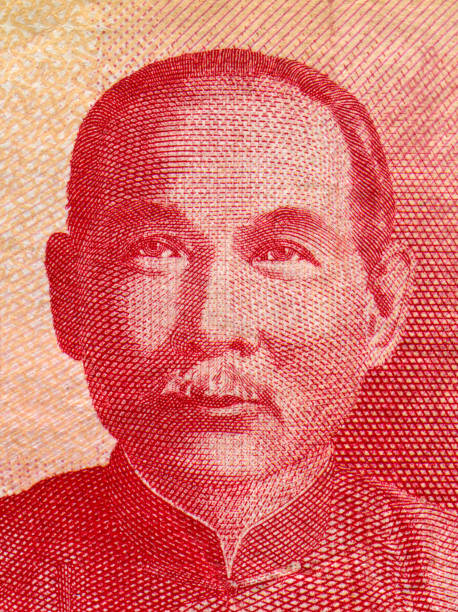 istock Sun Yat-Sen Portrait Pattern Design on Taiwanese Currency 2158984314