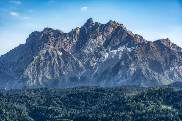 Mountains covered with snow