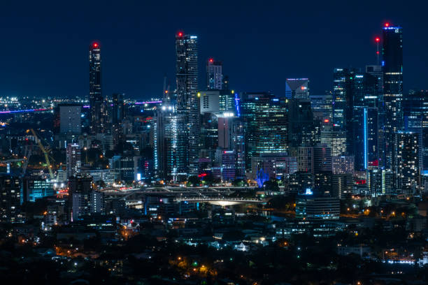 istock Brisbane City at night. 2158988858