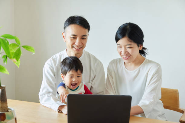istock Children and parents play with computers and smartwatches 2158989230