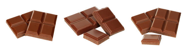 istock Set of Broken Chocolate Bars, isolated on transparent background 2158993204