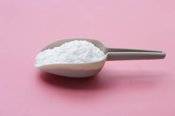 istock Bowl of baking soda, Sodium bicarbonate powder 2158995380