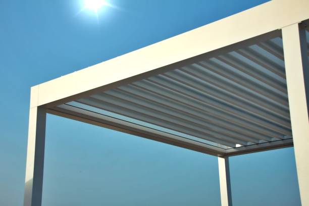 istock Pergola awning in the sunshine photo. 2158996341