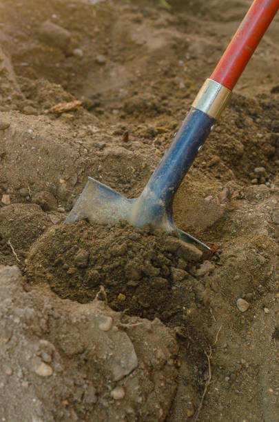 istock Shovel in the soil 2158997271