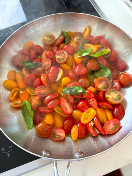 istock red and yellow tomatoes with basil ready for cooking sauce 2159003908