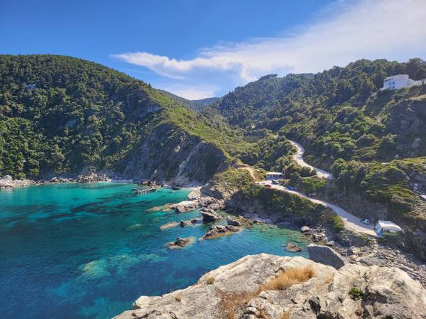 istock Skopelos island view, Greece 2159008303