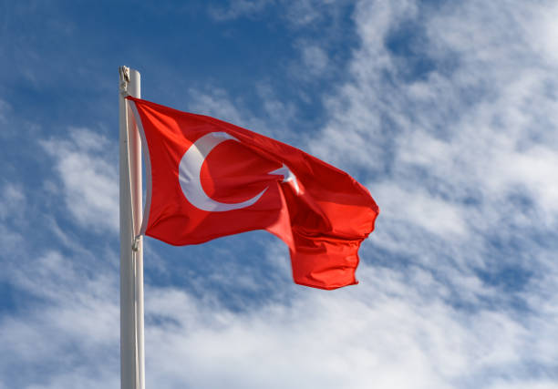 istock Turkey flag against the spring sky 4 2159010927
