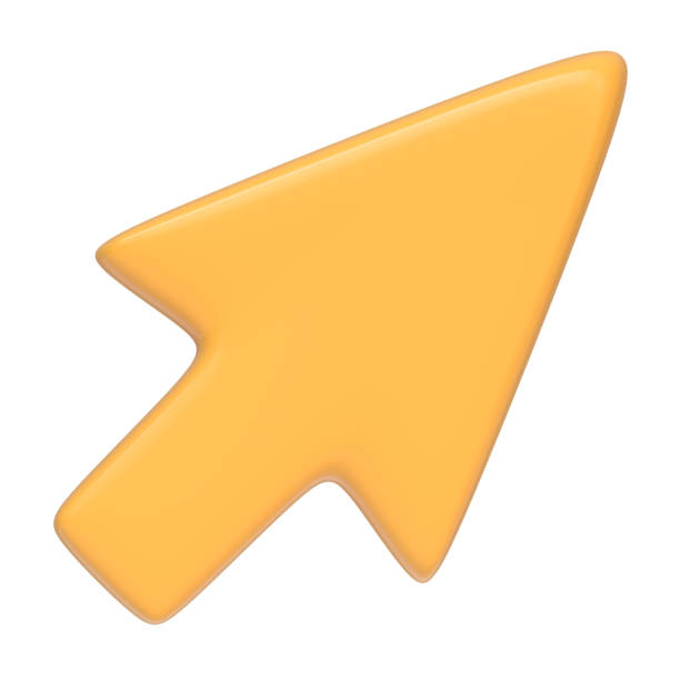 istock A vibrant yellow arrow pointing right isolated on a white background 2159013282