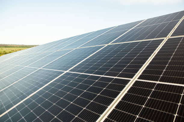 istock Solar power station or panels, photovoltaics 2159019473