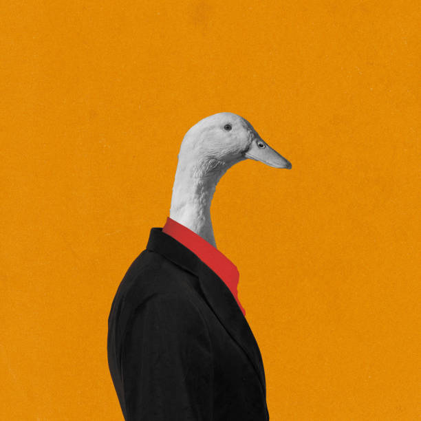 Surreal Goose in Business Attire