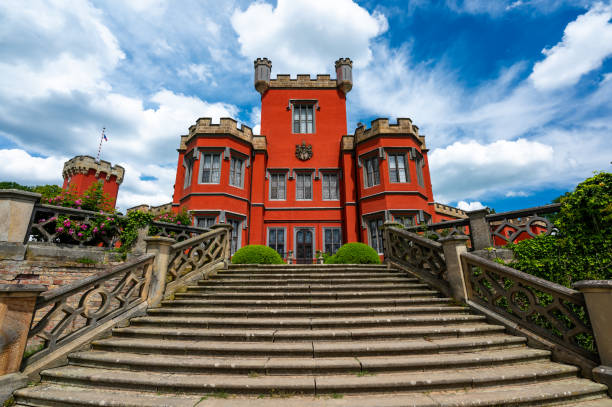 The Palácio Sotto Maior, a villa complex in the Portuguese coastal town of Figueira da Foz, Costa de Prata, Portugal.