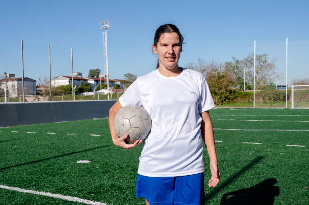 istock Blind female soccer players 2159025571